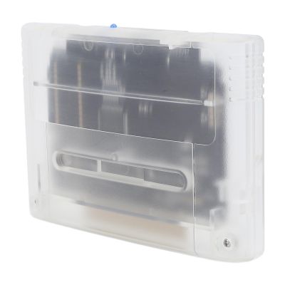 Professional Multifunctional Game Cartridge 3000 in 1 with 8GB Memory Card for Video Games Card SFC Gaming Console, V1 (Transparent White)