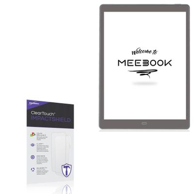 BoxWave Screen Protector Compatible with Boyue Likebook eReader P10 (10 in) - ClearTouch ImpactShield (2-Pack), Impenetrable Screen Protector Flexible Film