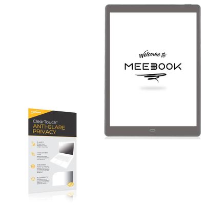 BoxWave Screen Protector Compatible with Boyue Likebook eReader P10 (10 in) - ClearTouch Anti-Glare Privacy (2-Pack), Privacy Screen Protector Flexible Film Anti-Glare