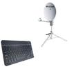 BoxWave Keyboard Compatible with Sky Devices Sky MaxView - SlimKeys Bluetooth Keyboard, Portable Thin with Chiclet-Style Keys - Jet Black view 1