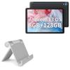 BoxWave Stand and Mount Compatible with Freeski Touch Screen Tablet Octa-Core (10.1 in) - VersaView Aluminum Stand, Portable, Multi Angle Viewing Sturdy view 1