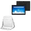 BoxWave Case Compatible with Sky Devices Sky PAD10 - Encompass Urban Bag, Over Shoulder Messenger Straps Handle Bag Pockets - Cool Grey