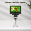 5.5 LCD Digital Microscope 1000X,1080P Microscope Magnifier, Magnifier with 8 Adjustable LED Lights,Microscope for Adult,PC View view 2