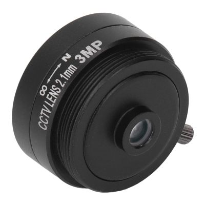 CS Mount Lens, 3MP Easy Installation CCTV Lens Aluminum Alloy for 1/2.7in Format Surveillance Cameras