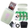 Fujifilm INSTAX MINI Link 3 Smartphone Printer (Sage Green) + Travel Bag Small + 3X INSTAX MINI Instant Film (60 Sheets) + USB Power Charging Adapter + Diginerds Microfiber Cleaning Cloth view 1