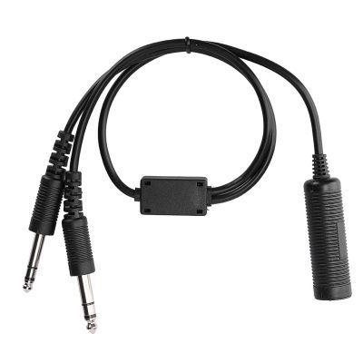 Acouto Helicopter to Tion Headset A Cable D Clark AVCOMM U 174 | Ear A Cable for Headphones