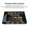 120mm Case Fan, 3000RPM Cooling Fan, 2Pin PWM PC Fans, Computer Case Cooler Fan 120x120x25mm, 12V 0.5A Ball Bearing PC Rack Server Case Fan Graphics Card Bracket view 2