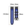 22MM Silicone Strap Wristband Bracelet Fit for Garmin Fenix 7/ EPIX/Approach S62 view 4