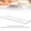 108 Key German Keyboard Keycap, Translucent Customized Layout Keyboard Keycap for Standard Full 108Key & 61 64 68 84 87 96 98 100 104 Mechanical Keyboard (White) view 3