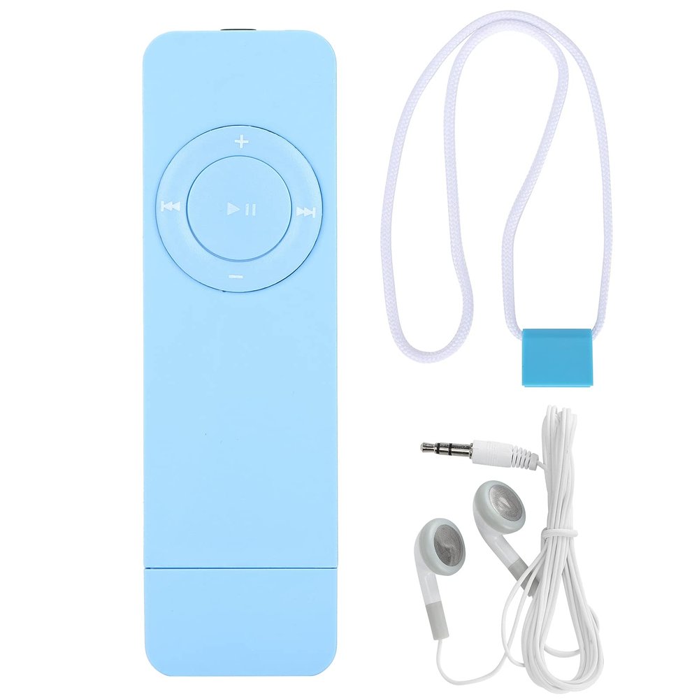 Pocket MP3 Player, Lossless Sound Player, Tool for Students Running Travel Steady and Uninterrupted (Blue)