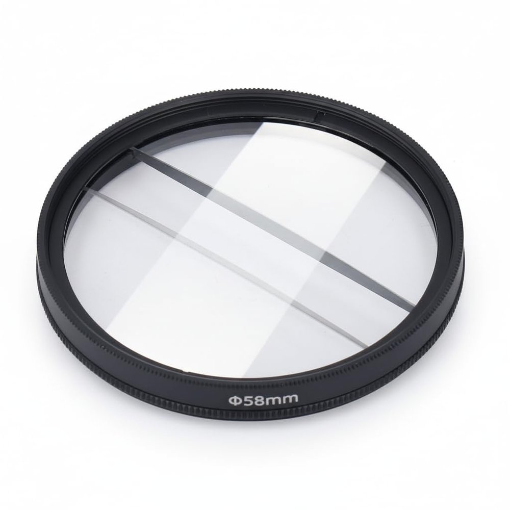 52MM Blur Special Effect Filter Split Diopter Prism Camera Filter, MRC Coating, Soft Light, Storytelling, Easy to Clean, Double Sided Multi Layer Coating,