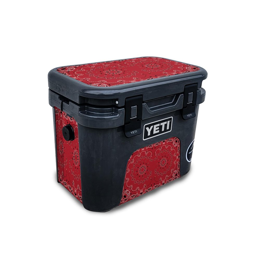 Skin Compatible with Yeti Roadie 15 Hard Cooler - Bandana - Premium 3M Vinyl Protective Wrap Decal Cover - Easy to Apply | Crafted in The USA by MightySkins