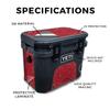 Skin Compatible with Yeti Roadie 15 Hard Cooler - Bandana - Premium 3M Vinyl Protective Wrap Decal Cover - Easy to Apply | Crafted in The USA by MightySkins view 2