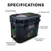 Skin Compatible with Yeti Roadie 15 Hard Cooler - Aurora Borealis - Premium 3M Vinyl Protective Wrap Decal Cover - Easy to Apply | Crafted in The USA by MightySkins view 2
