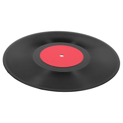 CORHAD Vinyl Record Wall Decor Retro with Red Sticker for Aesthetic Home Cafe Unique Music Theme Decoration for Living Room Bedroom and Parties