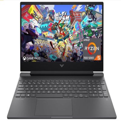 HP Victus 15.6" 144Hz FHD Gaming Laptop,AMD Ryzen 5 7535HS,64GB DDR5 RAM,2TB SSD,AMD Radeon RX 6550M,Beats RTX 2050,Backlit Keyboard,Windows11 Pro, Mica Silver
