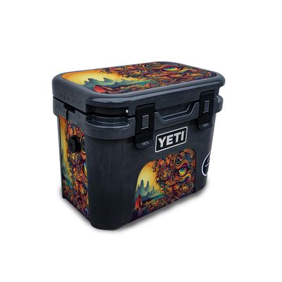 Skin Compatible with Yeti Roadie 15 Hard Cooler - Surreal Vision - Premium 3M Vinyl Protective Wrap Decal Cover - Easy to Apply | Crafted in The USA by MightySkins