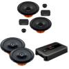 HERTZ DP 4.300 AB-Class 4 Channel Amplifier with 1 Pair of DSK-1653 Component Speaker Kit 6.5" 2-Way and 1 Pair DCX-1653 6.5" Two-Way Coaxial Speakers view 1