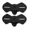 CORHAD 2pcs Stable Speaker Support Stands Durable Desktop Speaker Bases for Organizing Sound Systems Heavy-Duty Design with Ample Tray for Home and Studio Use view 1