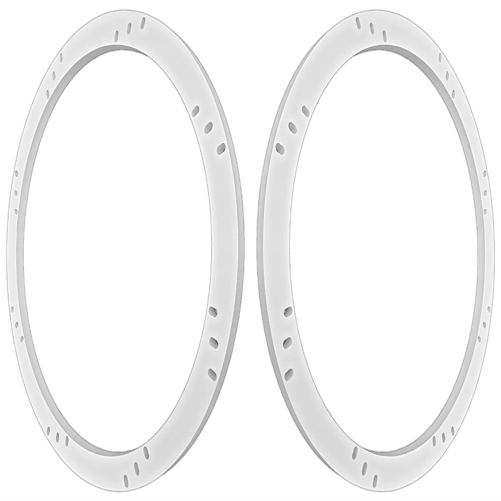 Waterproof 10" Speaker Subwoofer Spacers - 1/2" thick - White - 1 Pair