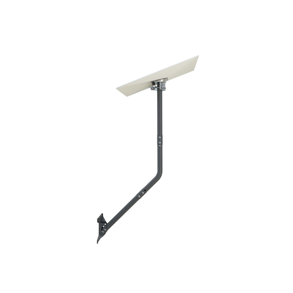 CEKAY Starlink Gen 3 Mounting Kit with 51" Pole & Pipe Adapter Heavy-Duty Adjustable J-Pole Mast for Wall, Eave or Roof, Compatible with Starlink V3 Standard Dish