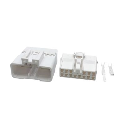 1/5/10Set 14Pin 2.2MM Ket Automotive Electrical Female Male Connector P1ug Auto Wire Socket MG651110 MG641113 DJ7144Y-2.2-11(Male,1 Set)