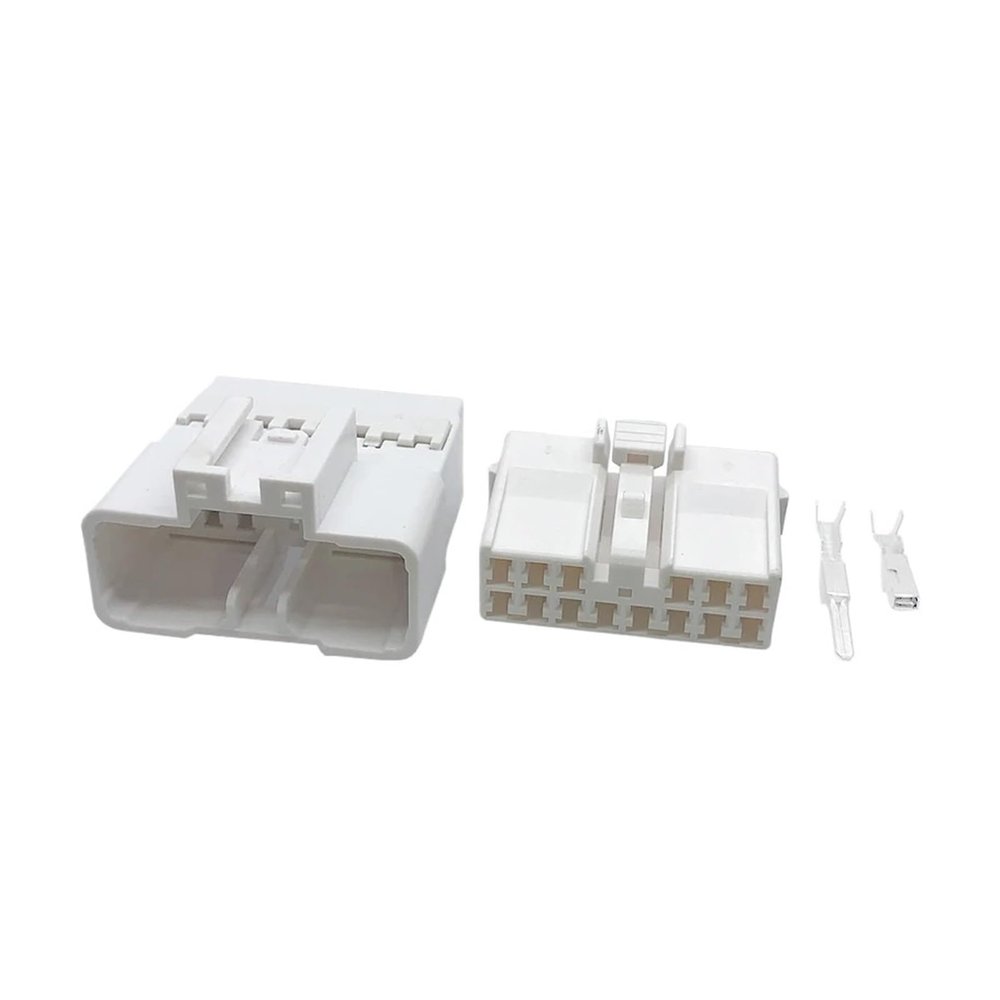 1/5/10Set 14Pin 2.2MM Ket Automotive Electrical Female Male Connector P1ug Auto Wire Socket MG651110 MG641113 DJ7144Y-2.2-11(Male,1 Set)