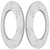 18" to 15" Subwoofer Adapters - White - 1/2" thick - 1 Pair view 1