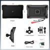 7 Inch Portable CarPlay for Motorcycle, Waterproof Touchscreen Wireless Car Play Android Auto Screen GPS Navigation for Motorbike, Siri Voice Control Dual Bluetooth TF-64G (M570) view 4