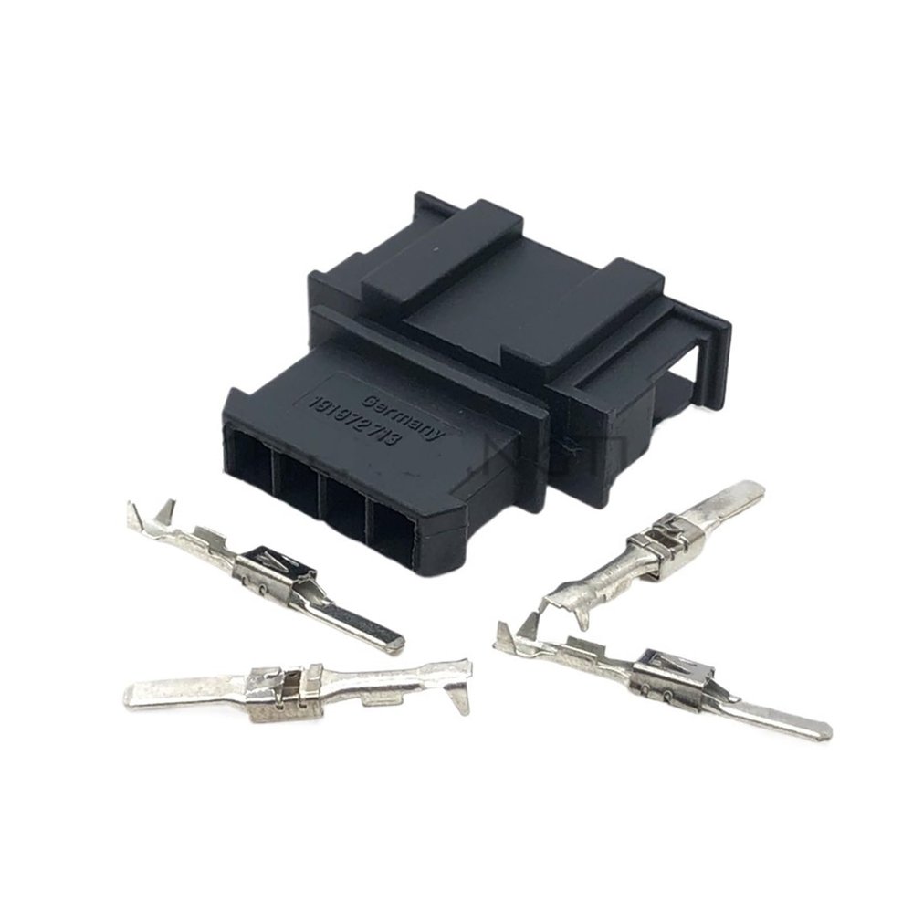 1/5/10 Set 4Pin Taillights Socket P1ug Automobile Wire Harness 2.8 MM Connector 191972714 191 972 714(5 Sets)