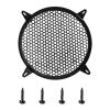 10 Inch Subwoofer Grill Speaker Grill Cover, Black Waffle Grill Cover Plastic Mesh Grille Speaker Grill Cover Circle Subwoofer Speaker Cover, 1PCS view 1
