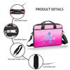 Custom Laptop Bag with Name, Personalized Shoulder Bag for Laptop, Customized Portable Computer Bag Gifts for Business Office Black view 4