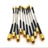 10cm Length Semi Rigid RG402 Silver 0.141" SMA Male Jack to SMA Male Plug RF Coaxial Extension Jumper Pigtail Cable-10Pack view 1