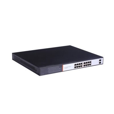 BAISULI Business Ethernet switches Unmanaged PoE Switch 10/100/1000Mbps 16 Port PoE Switch with Gigabit Uplink Port