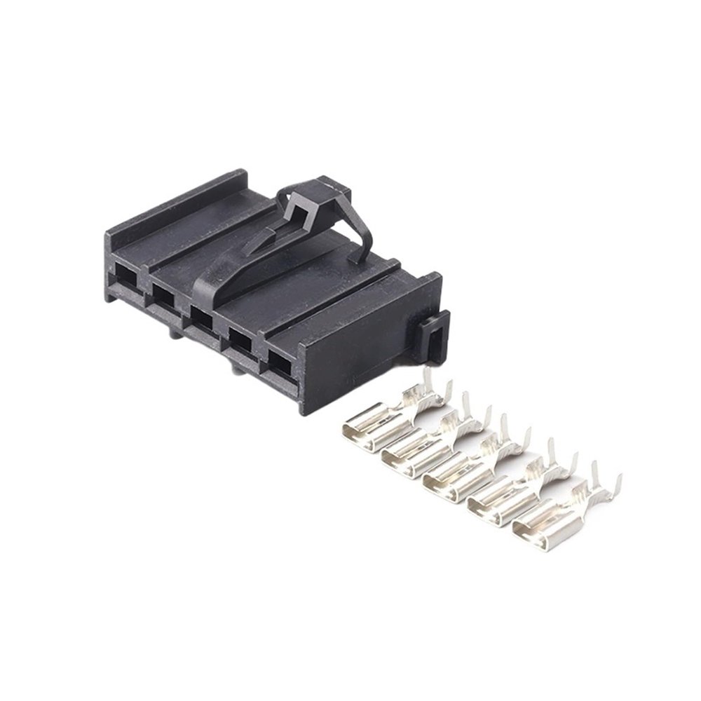 1/5/10 Set 5 Pin Auto Wire Harness Connector 4.8 MM Female Air Conditioning Control Panel Socket DJ7052A-4.8-21(1 Set)