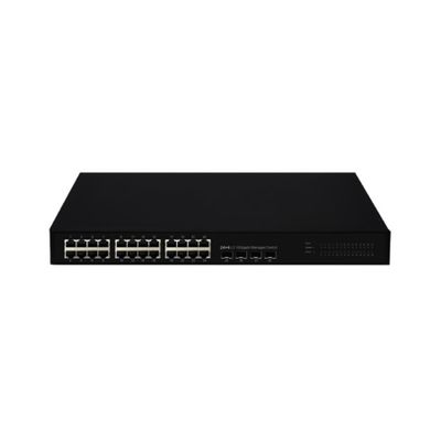 BAISULI Business Ethernet switches L2 Managed Ethernet Switch: 24x10/100/1000M RJ45 Ports + 4x1G SFP Ports(POE-Switch)