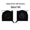 10V Version CPU + GPU Cooling Fans Suitable for Lenovo Legion 16" R9000P Y9000P 2021 2021H Gaming Series Laptop Cooler Fan DFSAL12E064860 FNKD + DFSAL12E164860 FNKF 10V 0.8A 4 PIN (2PCS) view 2