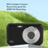 Digital Camera, 1080P 2.4 Inch Screen 44MP Vlogging Video Camera, 16X Zoom Digital Point and Shoot Camera Built in Microphone for Afults Teens Beginners (Black) view 2