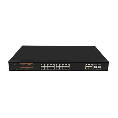 BAISULI Business Ethernet switches Managed 16-Port 10/100/1000T + 4-Port 100/1000 SFP/TP Combo Ethernet Switch IEEE 802.3af/at PoE Optional(Non-PoE)