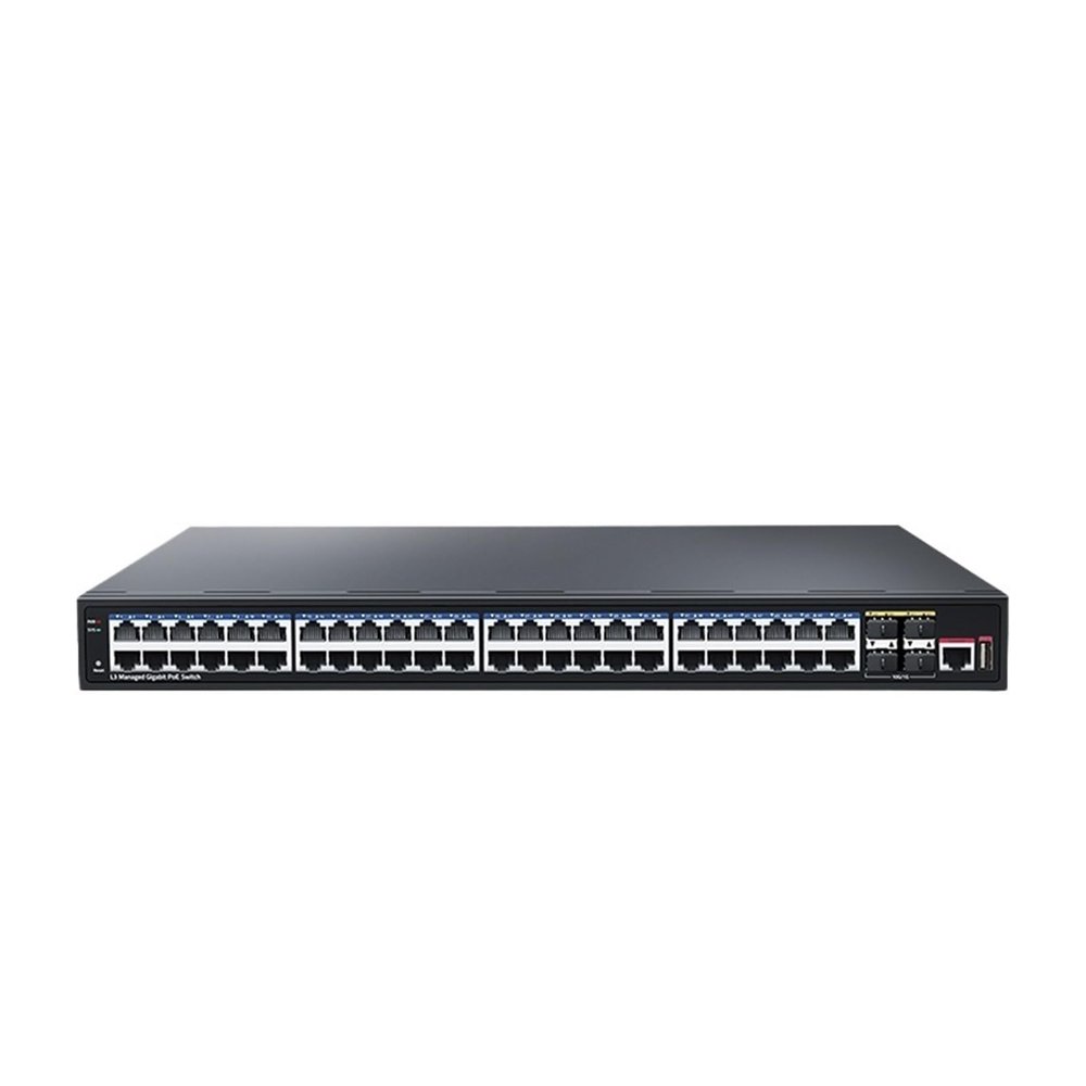 BAISULI Business Ethernet switches 52 Port L3 Managed Ethernet Switch 10G Uplink SFP Network Switcher 48 Port Gigabit Management Hub Internet Splitter