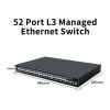 BAISULI Business Ethernet switches 52 Port L3 Managed Ethernet Switch 10G Uplink SFP Network Switcher 48 Port Gigabit Management Hub Internet Splitter view 2