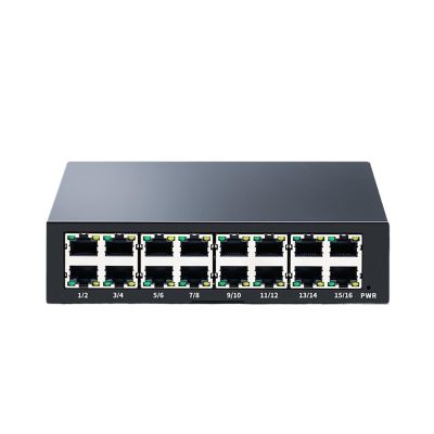 BAISULI Business Ethernet switches 16 Port Ethernet Switch 100Mbps Network Fast Switcher Unmanaged