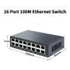 BAISULI Business Ethernet switches 16 Port Ethernet Switch 100Mbps Network Fast Switcher Unmanaged view 2