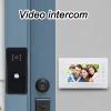 2 Units Wired Video Intercom System, 7 Inch Monitor Wired Video Doorbell Door Phone Kits, Night Vision Wide Angle Waterproof, 2 Way Talk Intercom for Villa Home Office Apartment view 2