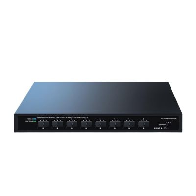 BAISULI Business Ethernet switches 10Gbe SFP+ Ethernet Switch 8 Port 10000Mbps Optical SFP+ Network Switch and Play Home Lab Unmanaged Switch