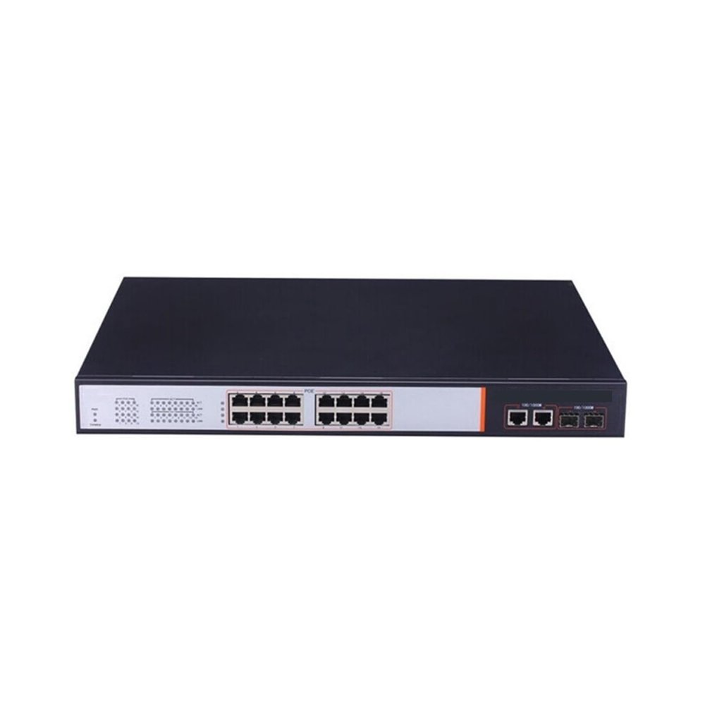 BAISULI Business Ethernet switches Unmanaged PoE Switch 10/100Mbps 16 Port PoE Switch with 1000M SFP Port