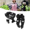 Adjustable Double Camera Clamp Mount, Super Clamp with Ball Head, for Studio Lamp, Microphones, LED Flashlights, Reflectors, Boom Arms, Crossbars, Selfie Sticks, Tripods view 2