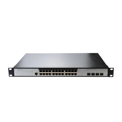 BAISULI Business Ethernet switches 24 Port 10/100/1000BASE-T + 4 Port 10G SFP+ L3 Managed Switch802.3at PoE Optional(Non-PoE)