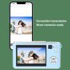 Digital Camera, 1080P 36MP Autofocus Vlogging Camera with Dual Lens, 3 inch Srceen, 18X Digital Zoom Compact Point and Shoot Cameras, Ideal for Kid Teen Beginner (Blue) view 4
