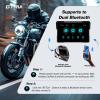 7 Inch Portable CarPlay for Motorcycle, Waterproof Touchscreen Wireless Car Play Android Auto Screen GPS Navigation for Motorbike, Siri Voice Control Dual Bluetooth TF-64G (M570 w/Cameras) view 4
